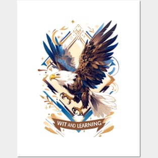 Wit and Learning - Eagle - Fantasy Posters and Art